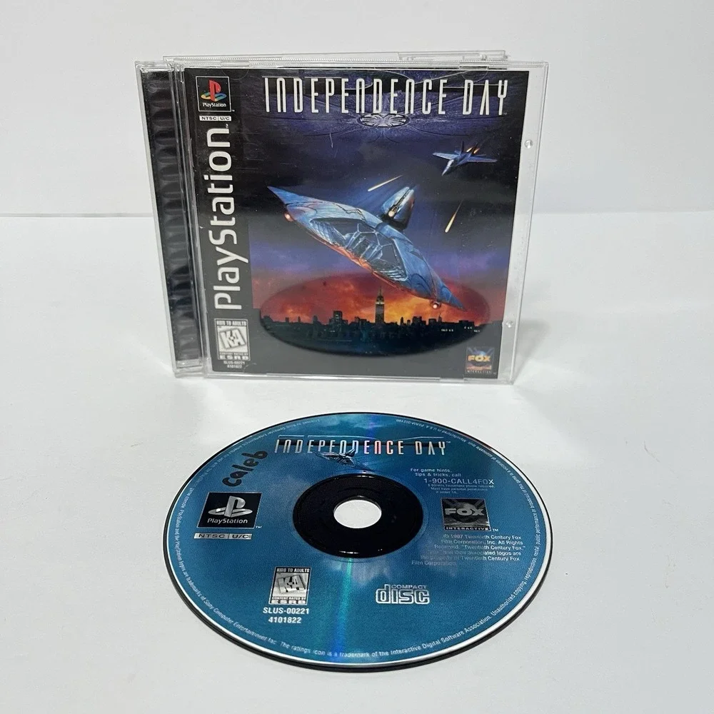 Independence Day (Sony PlayStation 1) - CIB! Complete, Tested, Working